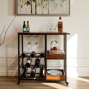 Mobile Kitchen Island Cart on Wheels