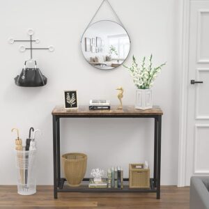 2 Tier Entryway Table Foyer Table for Entryway