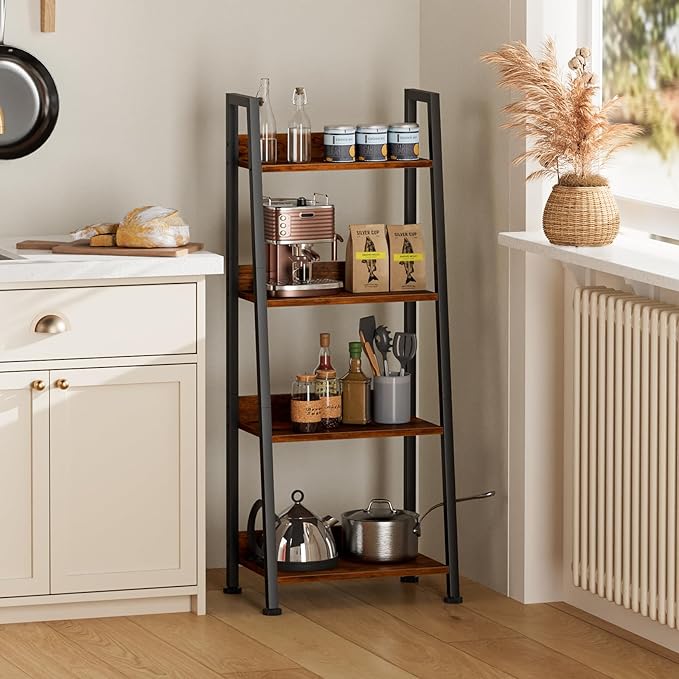 Kenway 4-Tier Bookcase Storage Rack - Image 2