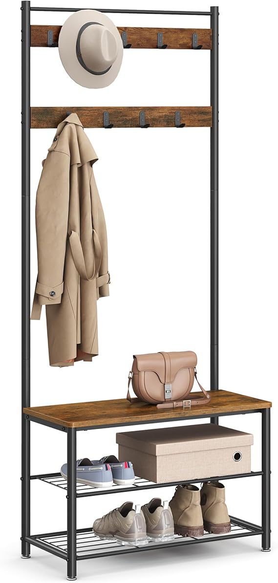 Entry Bench with Shoe Storage