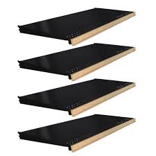 Black Matte Gondola Shelves