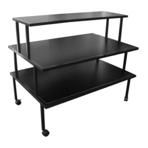 3 Tier Rolling Display Table with wheels