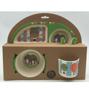 Melamine Kids Dinnerware Set,5 Pieces Set,BPA Free
