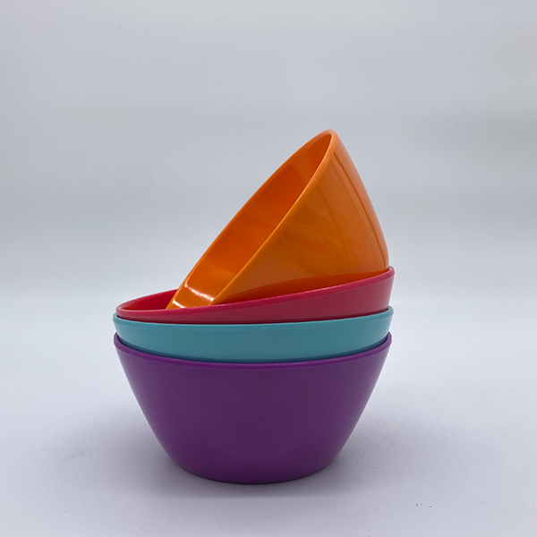 Salad Bowl Set of 4,Melamine Round Bowl,6 inch
