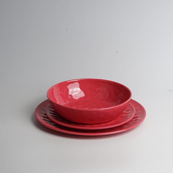 Holiday Bowl,Red Bowl,Melamine Soup Bowl Restaurant - Image 3