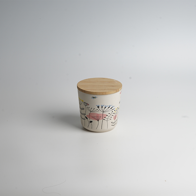 Set of 3 Round Food Storage Containers with Bamboo Lid - Image 4
