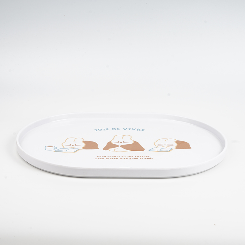 Oval Melamine Serving Tray,Serving Platter - Image 2