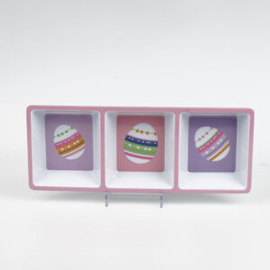 Melamine 3-section Serving Tray,Heavy Weight Collection