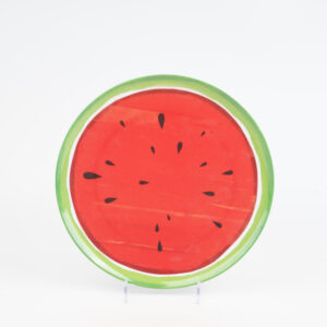 Watermelon Melamine Round Plates,Dessert Plate, Small Serving Plates