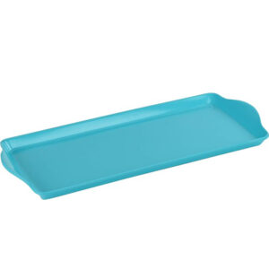 Rectangular Melamine Serving Tray with Handles