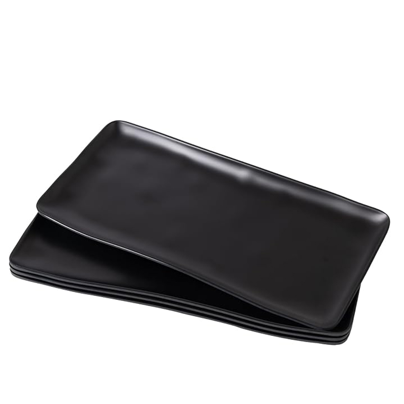 Rectangular White Melamine Trays,Outdoor and Indoor Use - Image 4