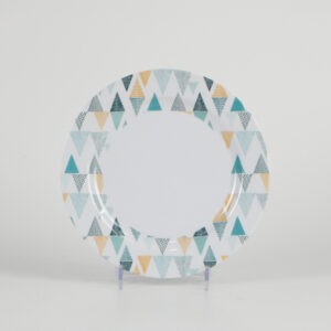 FDA Melamine Dinnerware, 10 inch Round Plate,Dishwasher Safe