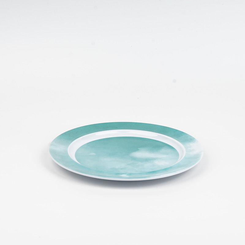 Elegant Melamine Dinnerware Set 12 Pieces Plates and Bowls Set - Image 3