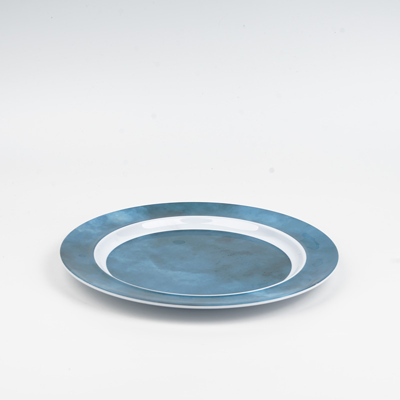 Elegant Melamine Dinnerware Set 12 Pieces Plates and Bowls Set - Image 4