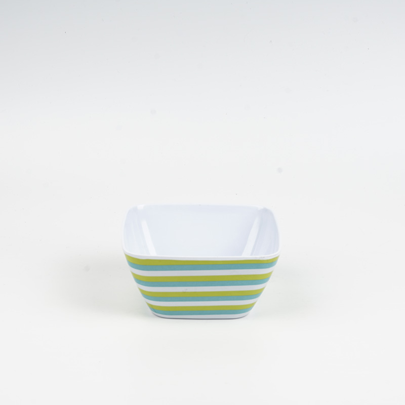 16 Pieces Melamine Dinnerware Set,Square,Service for 4 - Image 2