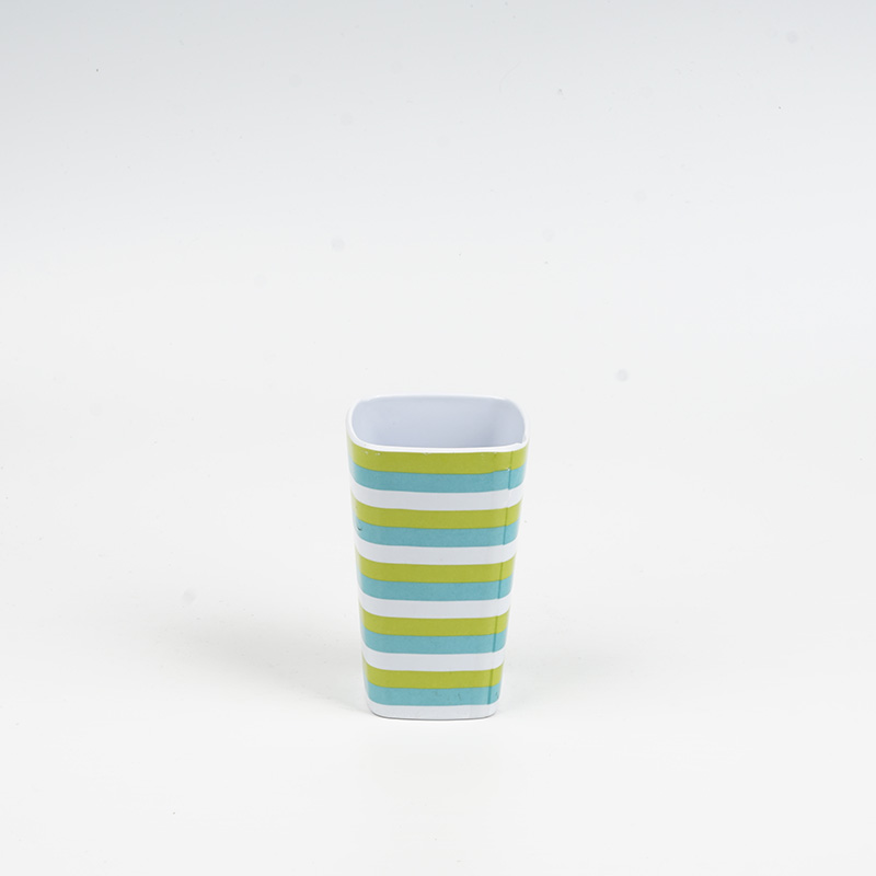 16 Pieces Melamine Dinnerware Set,Square,Service for 4 - Image 3