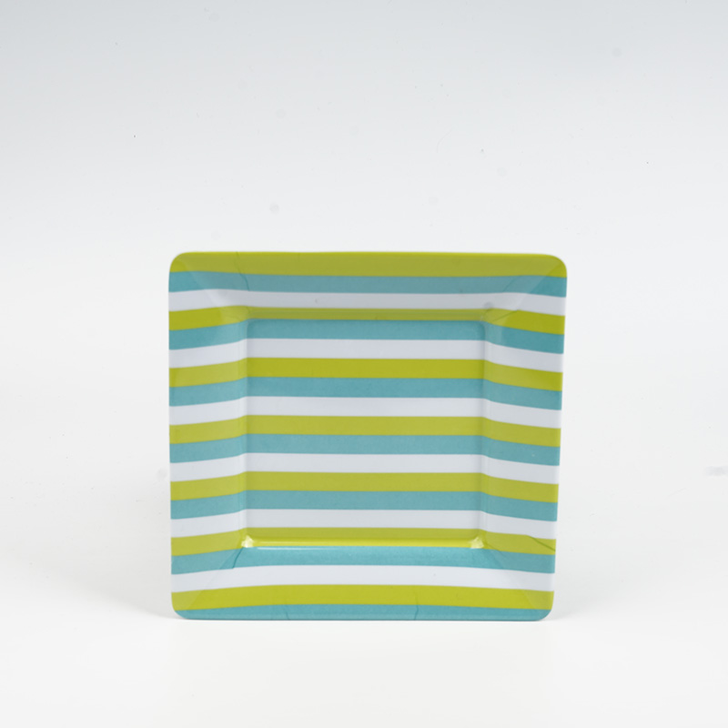 16 Pieces Melamine Dinnerware Set,Square,Service for 4 - Image 4