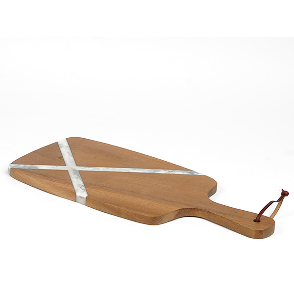 Acacia Wood with Marble Paddle Board for Kitchen - Image 2