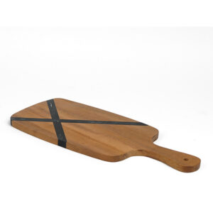 Acacia Wood with Marble Paddle Board for Kitchen
